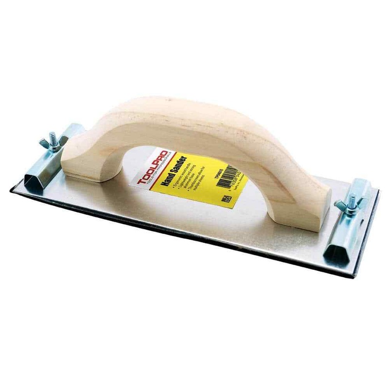 Drywall Hand Sander with Wood Handle