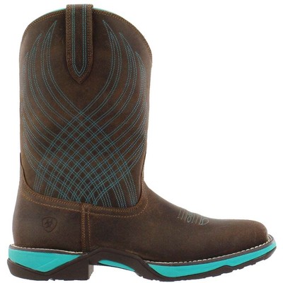 

Ariat Anthem 10-дюймовая электрическая рабочая обувь с мягким носком, женская коричневая рабочая защитная обувь 10, Коричневый, Ariat Anthem 10 Inch Electrical Soft Toe Work