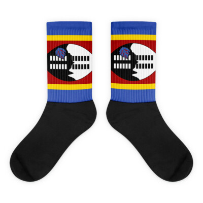 Eswatini Swaziland South Africa Zulu Flag Socks
