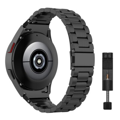 No Gaps Stainless Steel Band for Samsung Galaxy Watch 6 Classic 47/43 5 pro 44mm