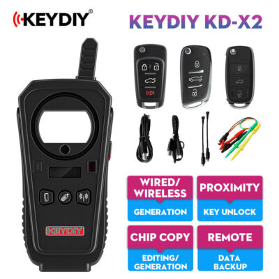 KEYDIY KD-X2 Remote Car Key Maker Unlocker Generator Transponder Cloning Copier