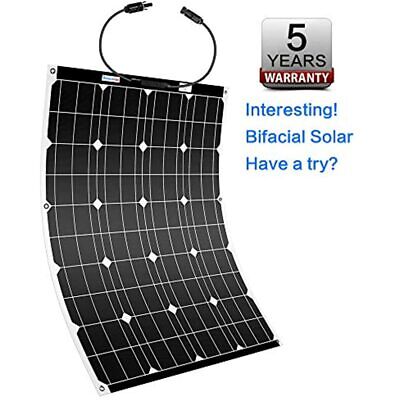 Flexible Solar Panel Bifacial 100W New Generation High Effic