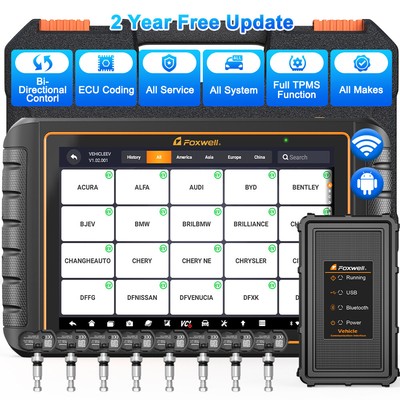 Foxwell GT75TS Car OBD2 Scanner Auto Diagnostic Tool Coding K-ey Pro-gramming
