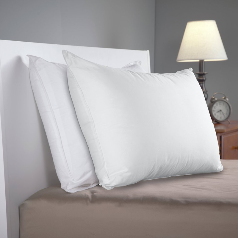 Allergy Relief Microfiber Bed Pillow Firm Support Hypoallerg
