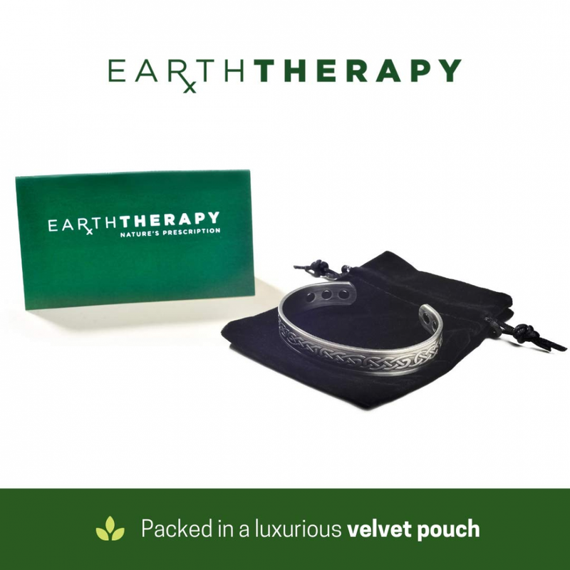 Earth Therapy, The Original Pewter Magnetic Healing Bracelet for Arthritis, Carp