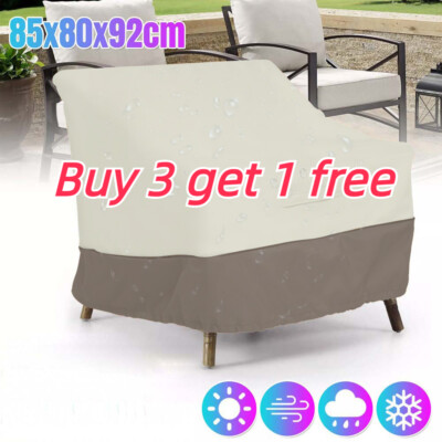 Waterproof Patio Chair Cover Casual Seating Outdoor Garden Lawn Furniture Covers