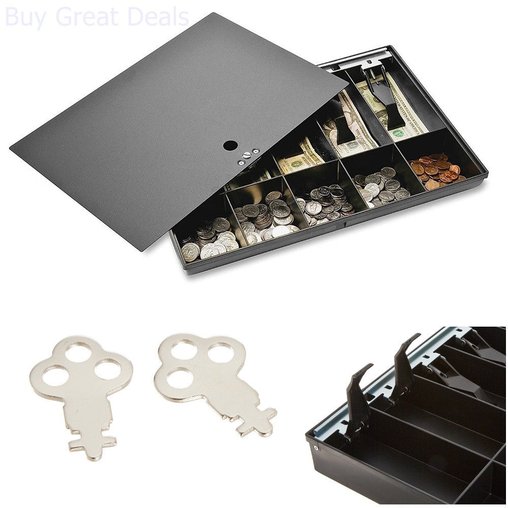 Cash Box Register Money Tray For Sparco Locking Cashier Storage