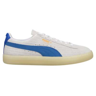 

Мужские белые кроссовки Puma White Castle X Suede Lace Up, повседневная обувь 382175-01, Белый, Puma White Castle X Suede Lace Up