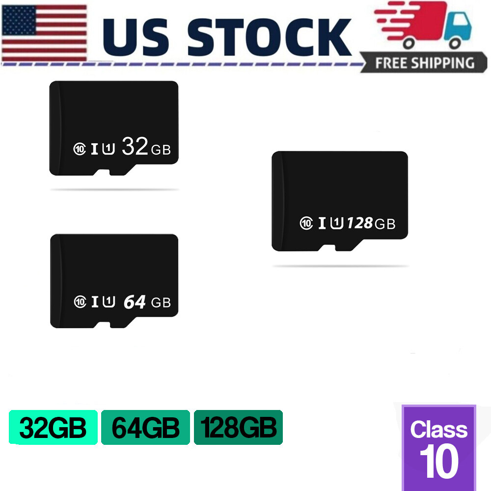32GB 64GB 128GB Micro SD Card Memory TF Class10 for dash cam