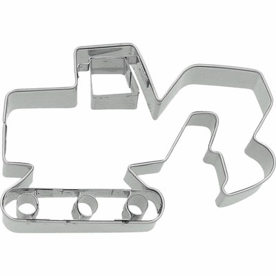 Birkmann Ausstechform Bagger Innenprägung Ausstecher Plätzchen Edelstahl 8.5 cm
