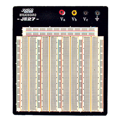 WBU-208-R 3220-Point Solderless Breadboard 7.3"L x 7.5"W Protoboard