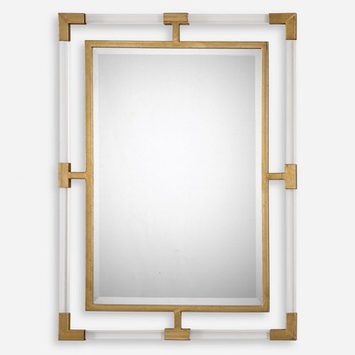 Uttermost 09124 Balkan - 37.5 inch Modern Wall Mirror