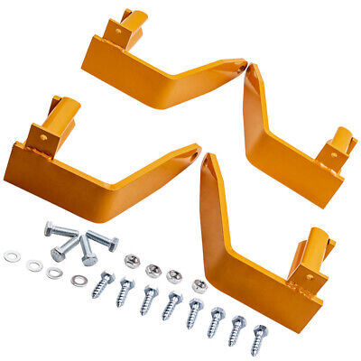 4Pcs Orange Universal Stake Pocket Camper Tie Down for TDSF Full-size Pickups