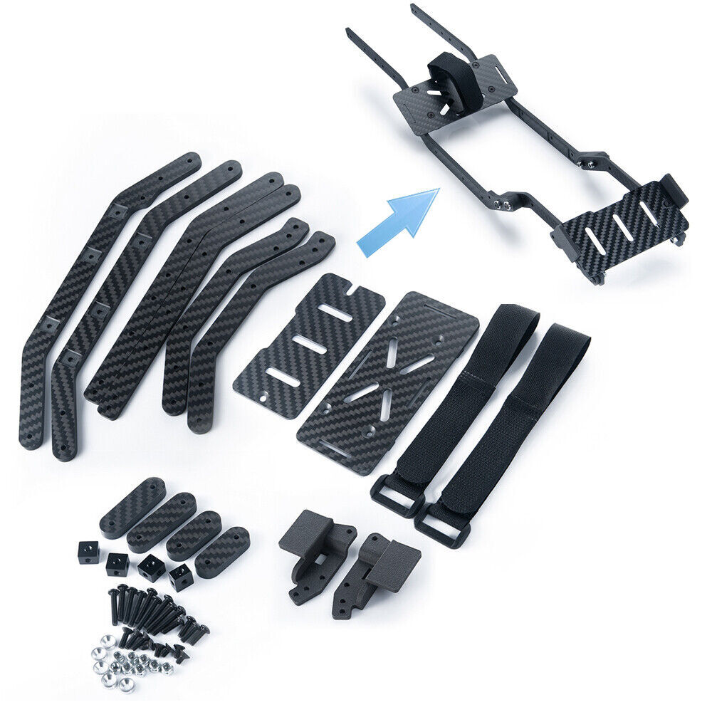 Bon Fiber Chassis Frame Rails For Trx-4 Trx4 1/10 Rc Car Parts