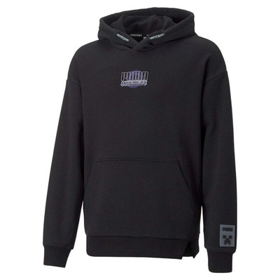 

Puma X Minecraft Hoodie Tr Мужская черная повседневная спортивная верхняя одежда 67036201, Черный, Puma X Minecraft Hoodie Tr