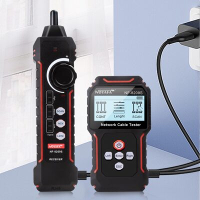 NF-8209S Multi-function Network Cable Tester CAT5 CAT6 POE Test Wire Checker
