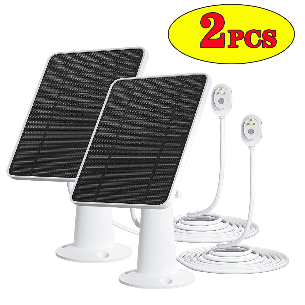 2PACK Magnetic Solar Panel Charger for Arlo Ultra/Ultra2/Pro 3/Pro 4 Camera USA