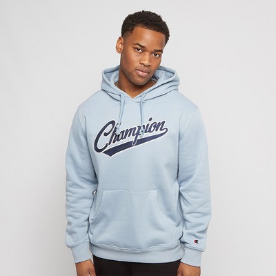 Толстовка мужская Champion Heavy Fleece Vintage Logo светло-голубая