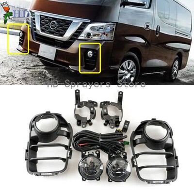 Fog Lamp Assembly Fog Lamp Light Lamps Kit Set For 2018-2020 Nissan NV350 Uran