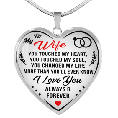 Love my wife necklace sale