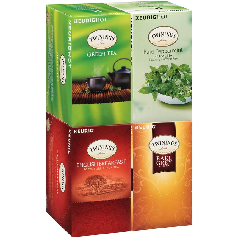K-cup Pods Sampler English Breakfast Earl Grey Green Pepperm