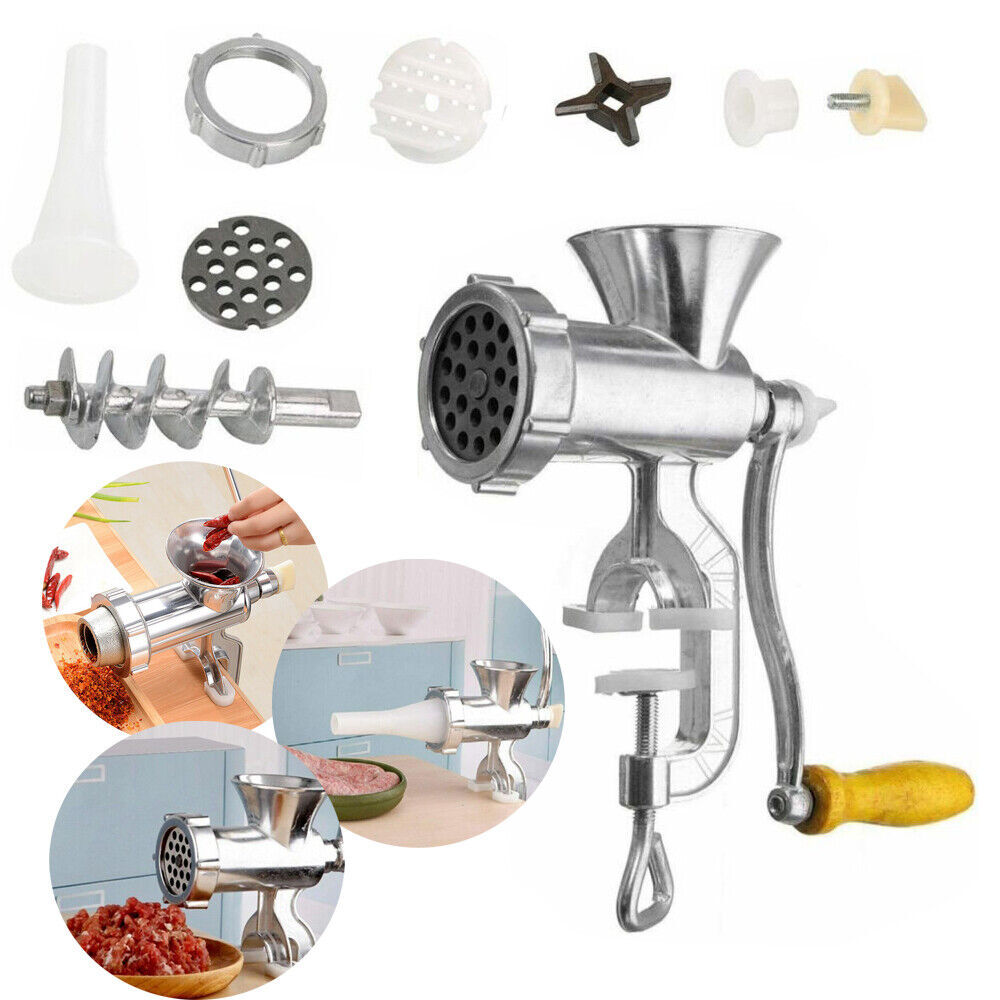Heavy Duty Manual Meat Grinder Mincer Stuffer Sausage Pasta 