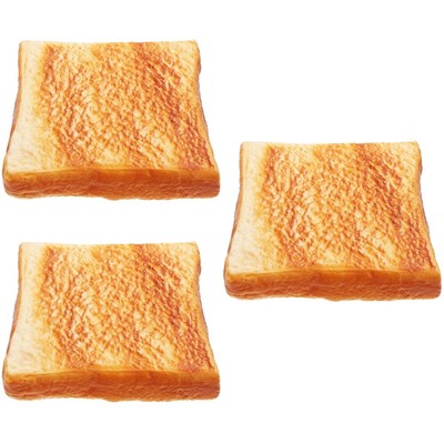 thin bread 3x Kitchen Party Decor Fake Cake Fake Bread Props