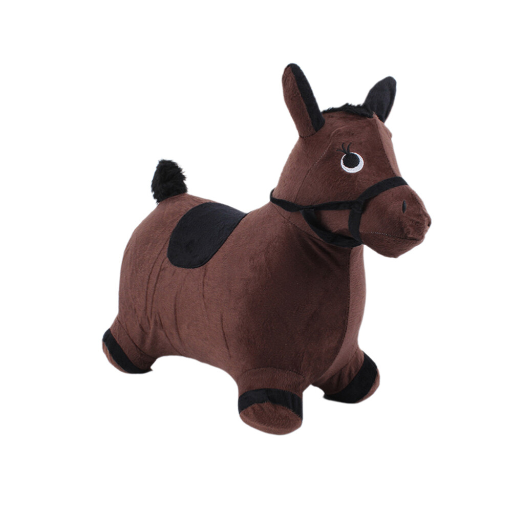 plush jumping horse
