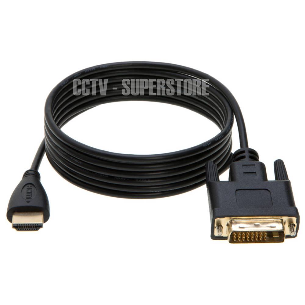 DVI-D 24+1 to HDMI Dual Link Cable Male Gold HDTV PC 1080P Display Adaptor 6FT