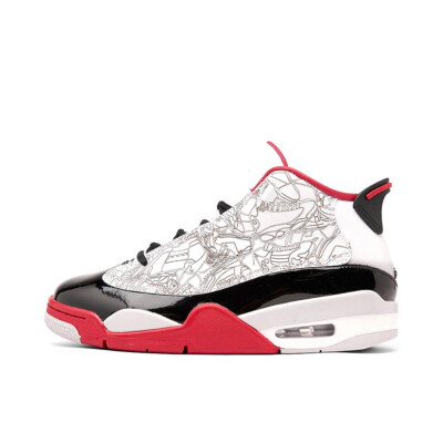 Air Jordan Dub Zero White/True Red-Black для больших детей (DV1360 160)