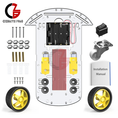 Avoidance Tracking Smart Car Bluetooth IR Robot DIY Chassis Starter For Arduino