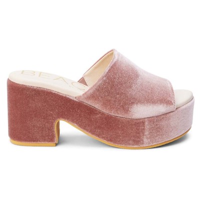 

Женские розовые повседневные сандалии BEACH by Matisse Terry Block Heels Platform Pumps, Розовый, BEACH by Matisse Terry Block Heels Platform Pumps