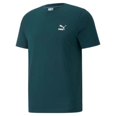 

Puma Classics Small Logo Футболка с круглым вырезом и коротким рукавом Мужские зеленые повседневные топы 5, Зеленый, Puma Classics Small Logo Crew Neck Short Sleeve T-Shirt
