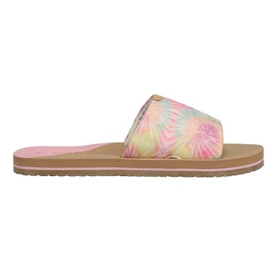 

Женские розовые повседневные сандалии TOMS Carly Tie Dye Slide 10018252T, Розовый, TOMS Carly Tie Dye Slide