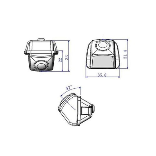 For Toyota Camry Prius Aurion CCD Car Reverse Rear View Parking Backup Camera