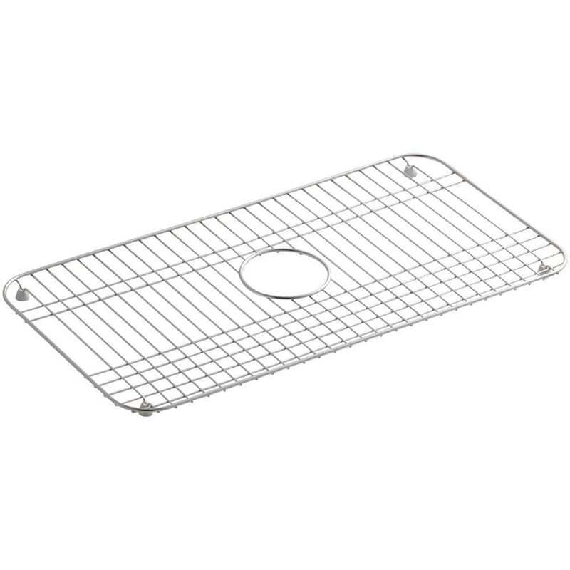 KOHLER Bottom Sink Bowl Rack Durable Stainless-Steel Rubber Feet Dishwasher Safe