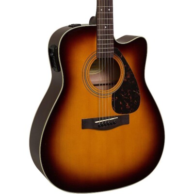 Yamaha FX335C Dreadnought Acoustic-Electric Guitar Tobacco S