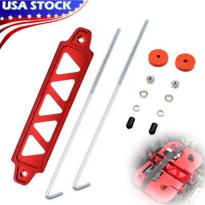 Universal Battery Fixed Bracket，Battery Retaining Clamp Tie Down Holder Aluminum