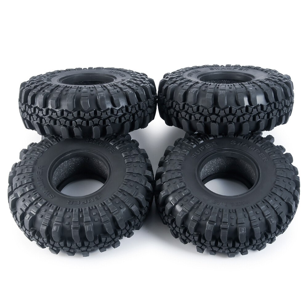 4PCS 2.2'' Rubber Tyre Tire Upgrade Parts for RC 1/10 SCX10 