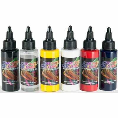 Createx Illustration Primary Set 2oz Bottles