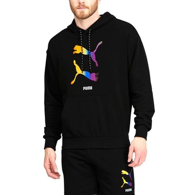 

Мужская черная повседневная верхняя одежда Puma Pride Pullover Hoodie 531947-01, Черный