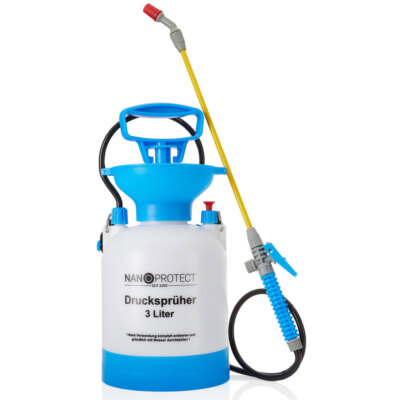 Nanoprotect Drucksprüher | 3 Liter | Gartenspritze | Pumpsprüher | Sprühflasche