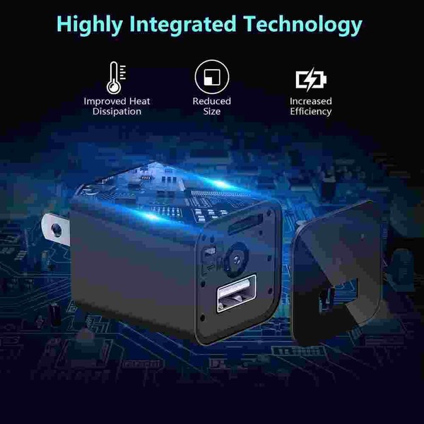Mini Camera Phone Charger Adapter Home Security Audio Video Motion Detection Cam - Image 10