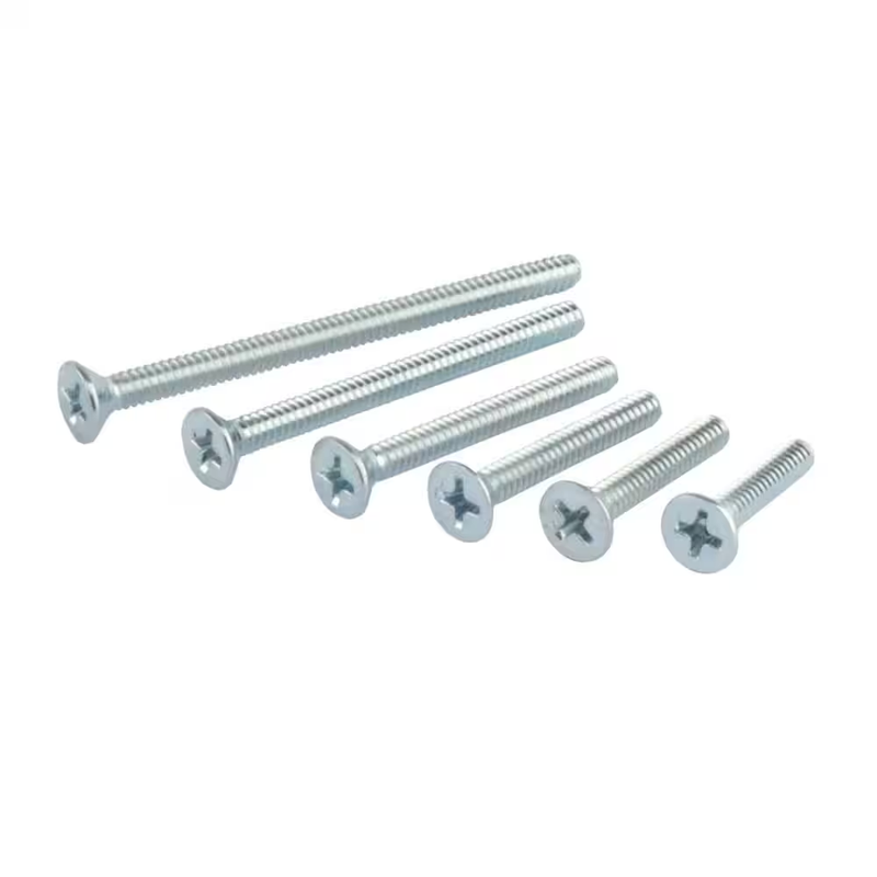 Wood Screws Assorted Screw Kit Phillips Zinc Plated Fasteners 120 Pack