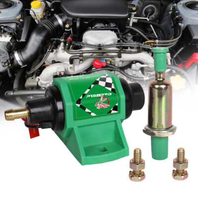 12D Micro Electric Diesel Fuel Pump Universal 5/16 inch Inlet 12V 35 GPH 4-7 PSI