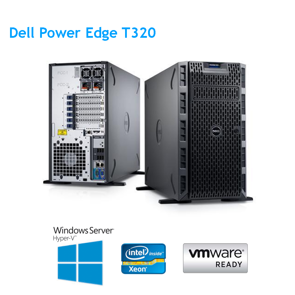 Dell T320 E5 2470 V2 4 Core 96GB RAM H710 Perc Card 750W PSU DVD EBay