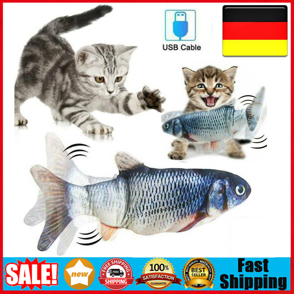 Flippity Moving Fish Cat Toy Elektrische Floppy Katzenspielzeug Fischspielzeug