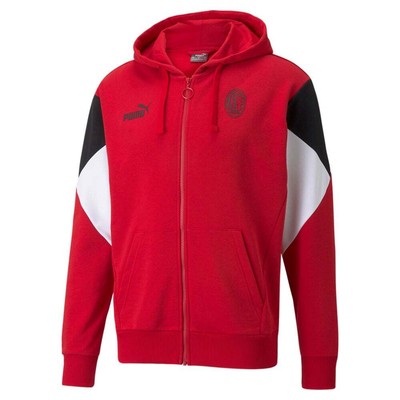 

Puma Acm Ftblculture Full Zip Hoodie Мужские красные пальто Куртки Верхняя одежда 764374-01, Красный, Puma Acm Ftblculture Full Zip Hoodie