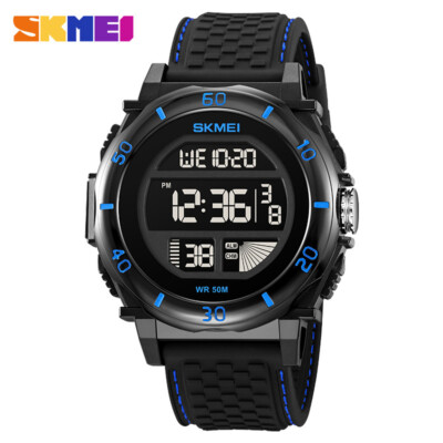 SKMEI Men Electronic Watch Fashion Shockproof Sports Watch Boy Digital Watches