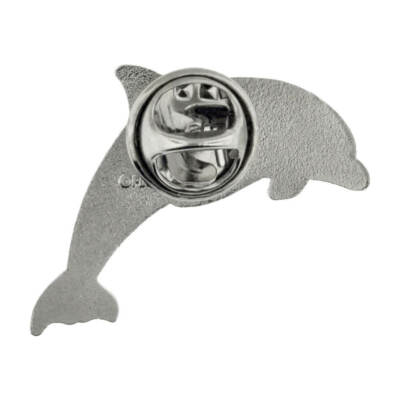 PinMart's Blue Dolphin Ocean Sea Animal Cute Enamel Lapel Pin